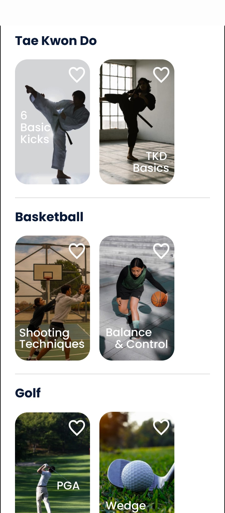 SportZtars home screen